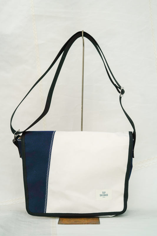 Besace - Porte documents Navy 2 rouge