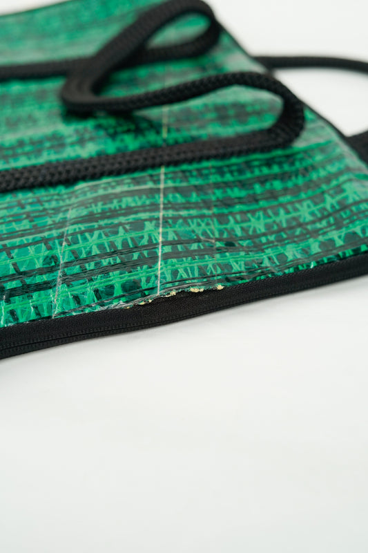 Housse ordinateur - Porte documents Voile technique verte