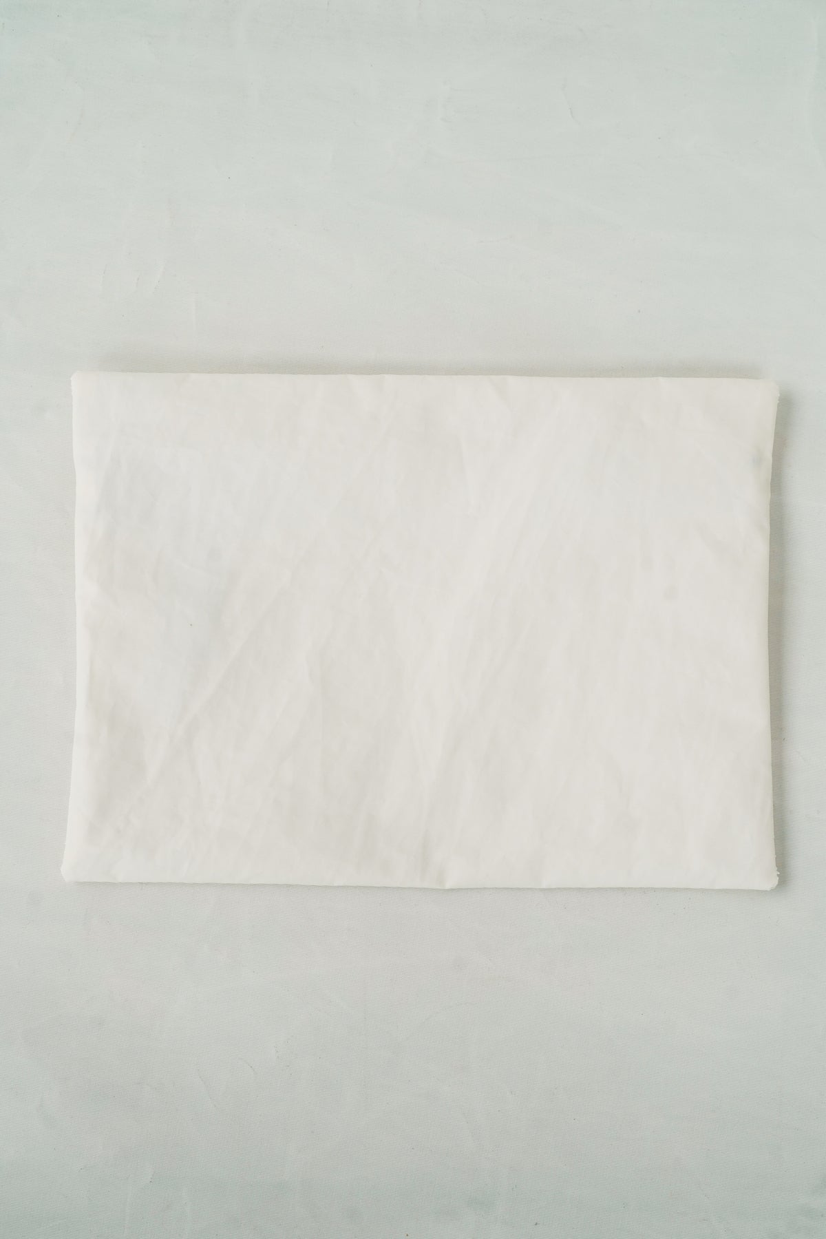 Grande pochette zippée blanche