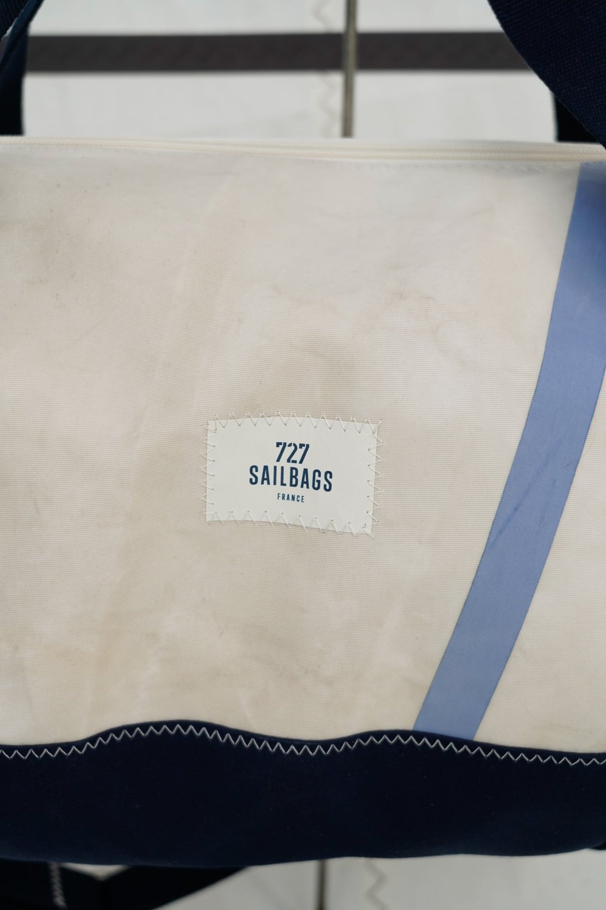 Sac de sport Polochon · Navy rouge