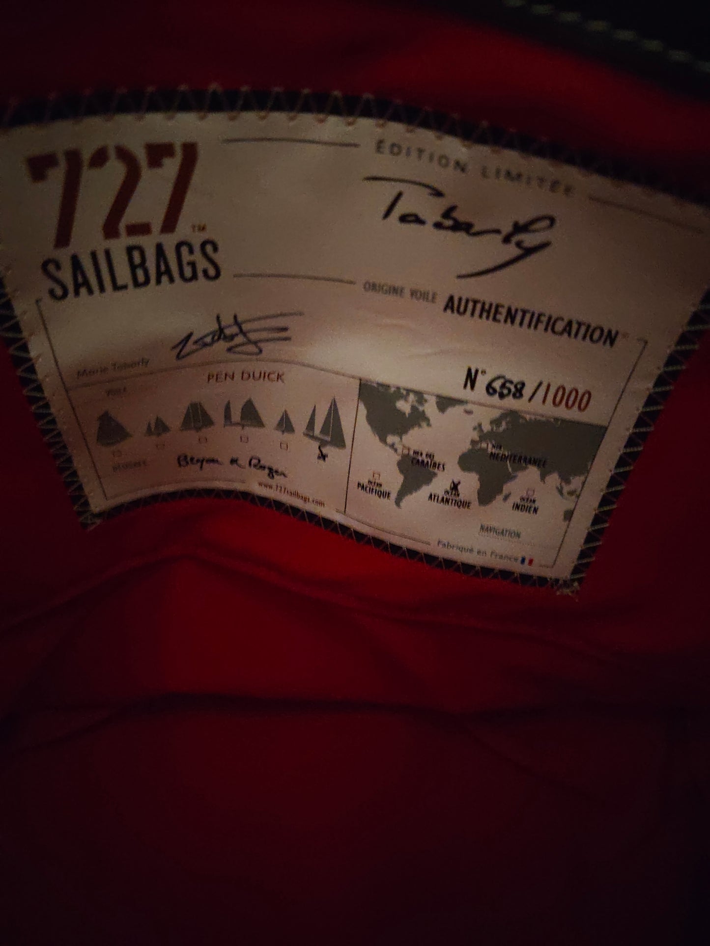 Sac édition limitée collector Tabarly