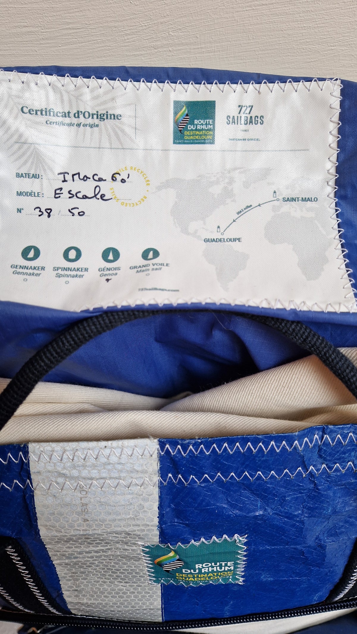 Sac à dos Escale · Bleu Vert Lagon