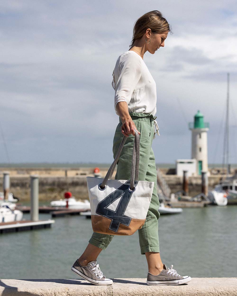 Sac à main Légende · Coton caramel