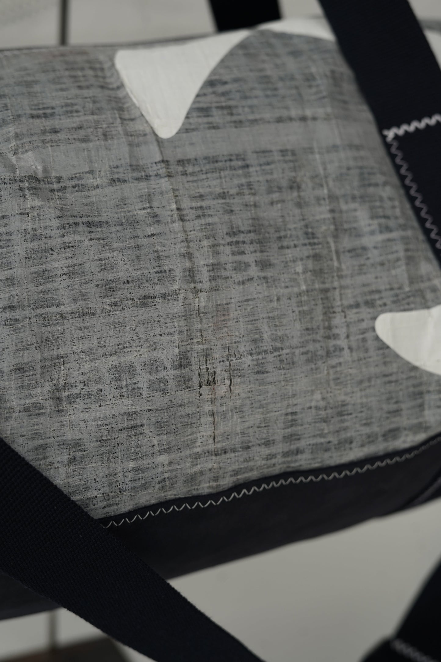 Sac polochon Vendée globe 2020 · 3Di gris et cuir marine