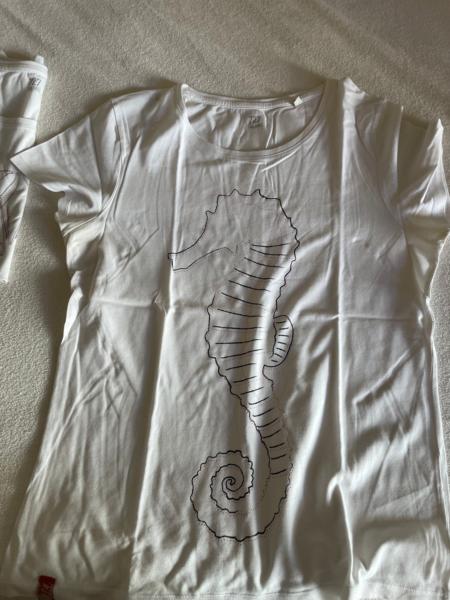 T-Shirt Femme - blanc / Hippocampe