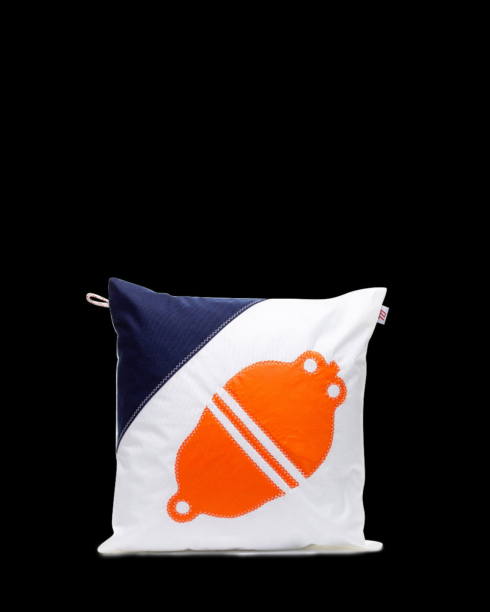 Coussin 40x40 Flottille bouée orange