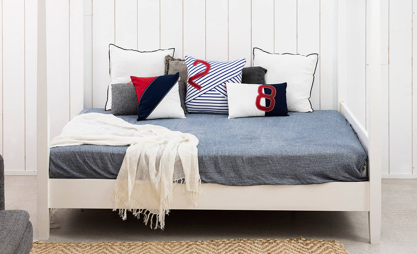 Coussin 40x40 · Navy