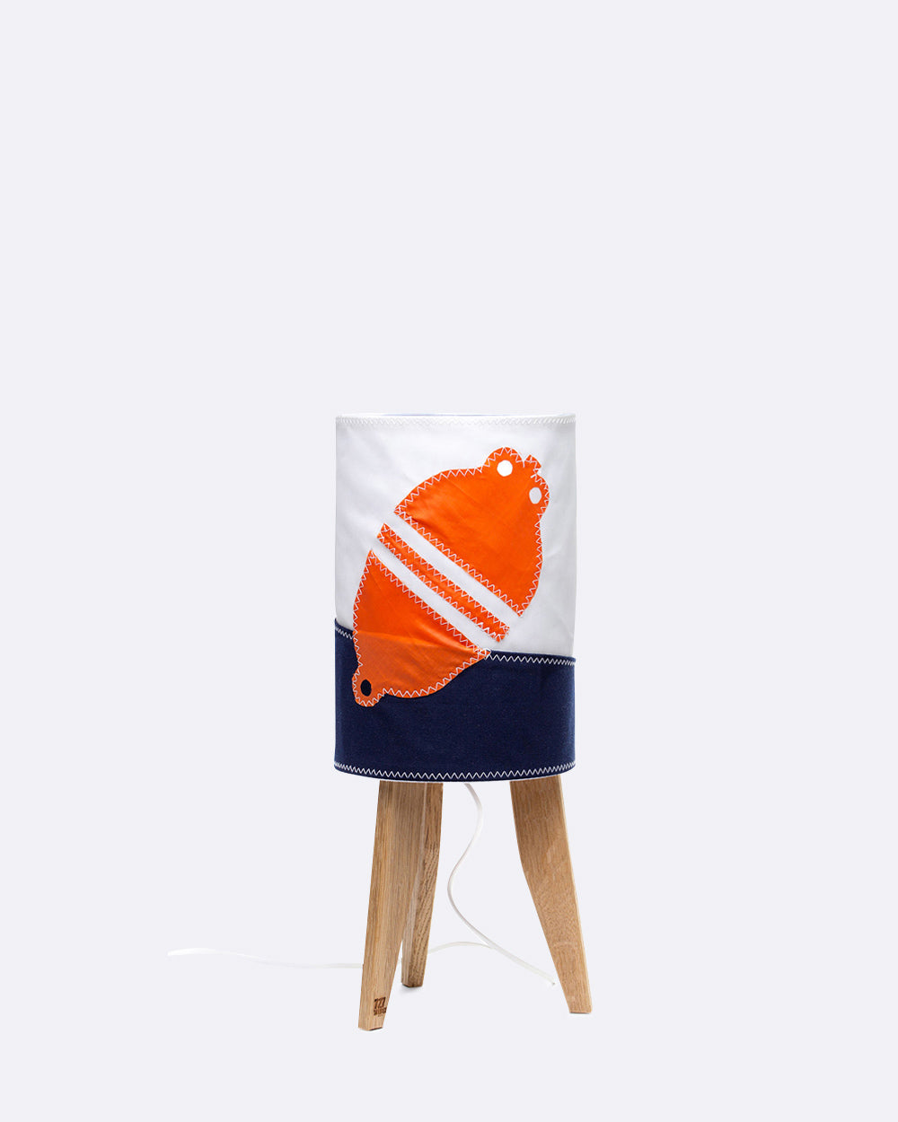 Lampe mini colonne Flottille · Bouée orange