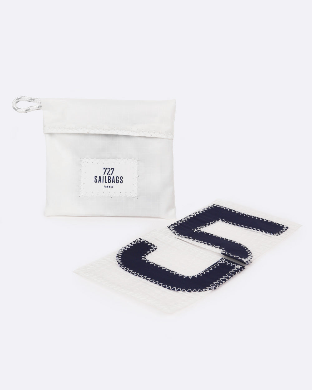 Lot de 6 Dessous de verre · Numéros bleu marine