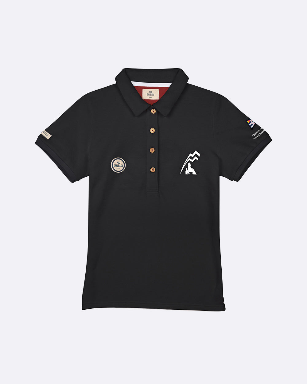 Polo Edition Limitée Femme Bol d'Or Mirabaud 2021 Noir