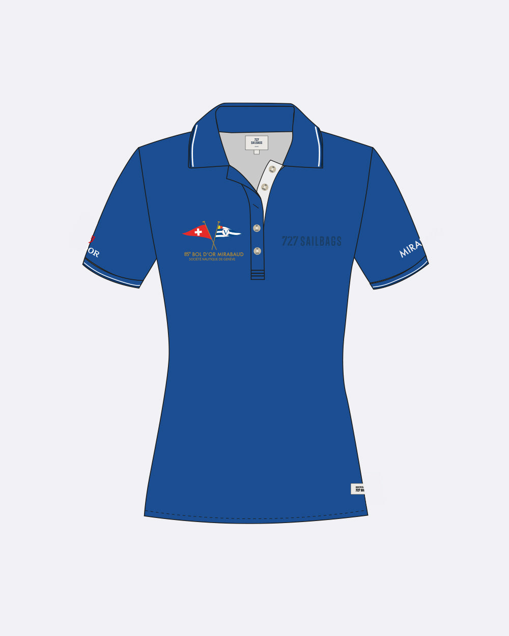 Polo femme Océan · Bol d'Or Mirabaud 2024