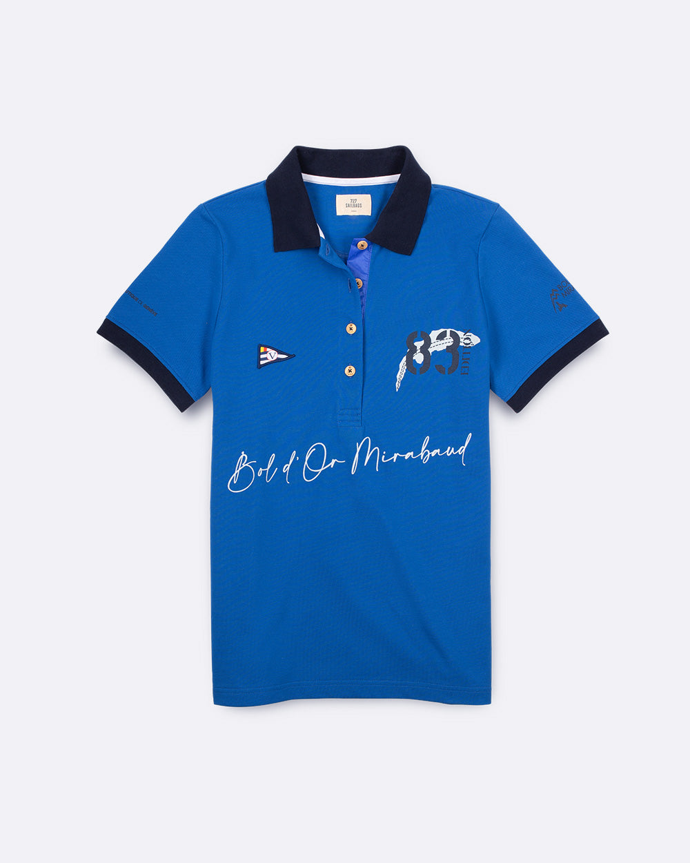 Polo Édition Limitée manches courtes Femme Bleu Azur · Bol d'Or Mirabaud 2022