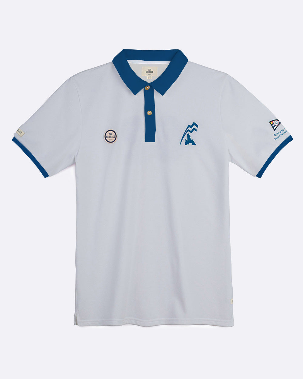 Polo manches courtes Homme Bol d'Or Mirabaud 2021 Bleu