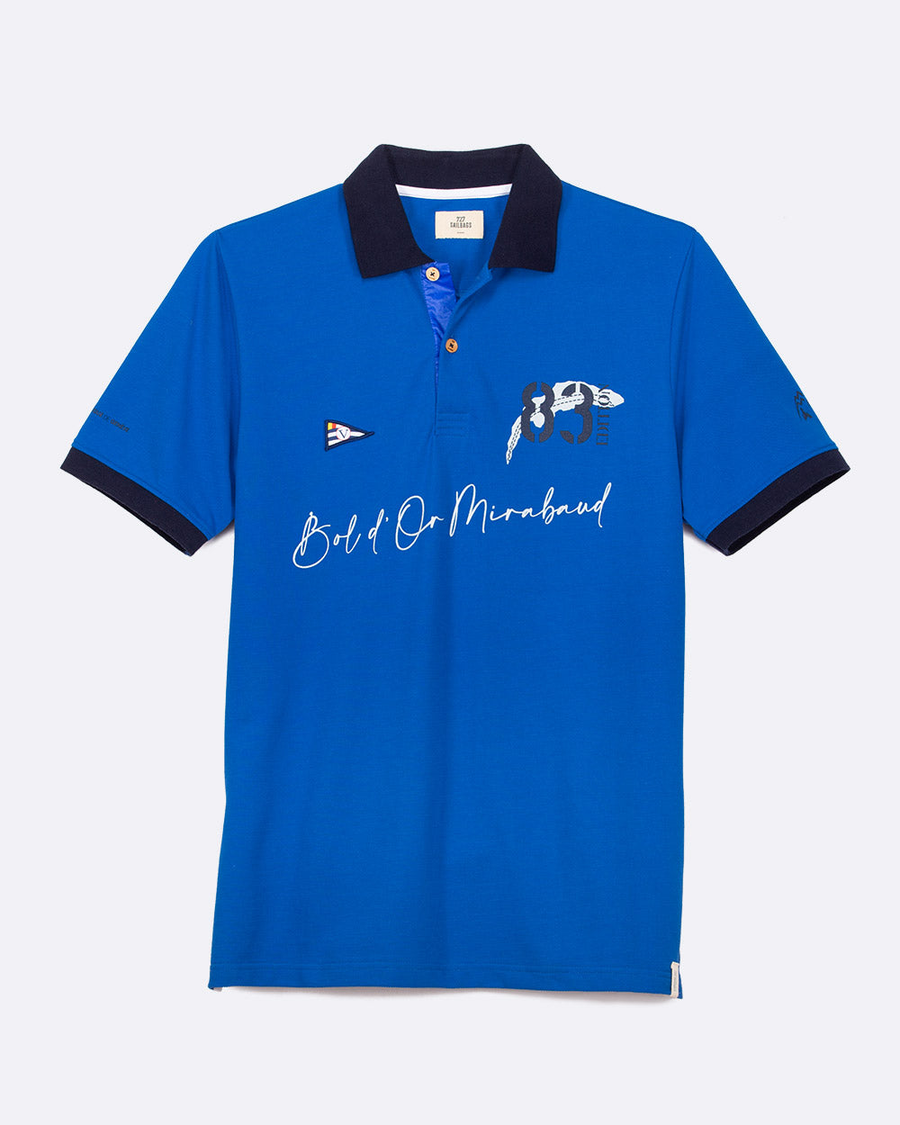 Polo Édition Limitée manches courtes Homme Bleu Azur · Bol d'Or Mirabaud 2022