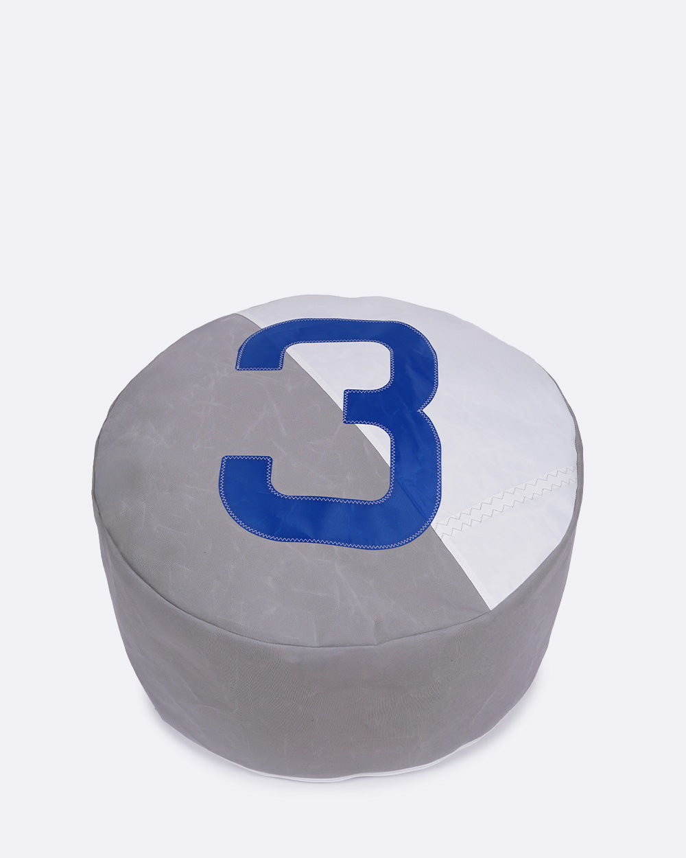 Pouf Duo ?72 · Gris et Bleu