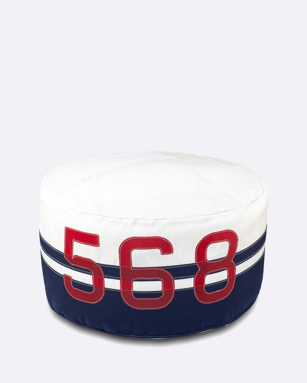 Pouf Duo ?72 · Navy marinière