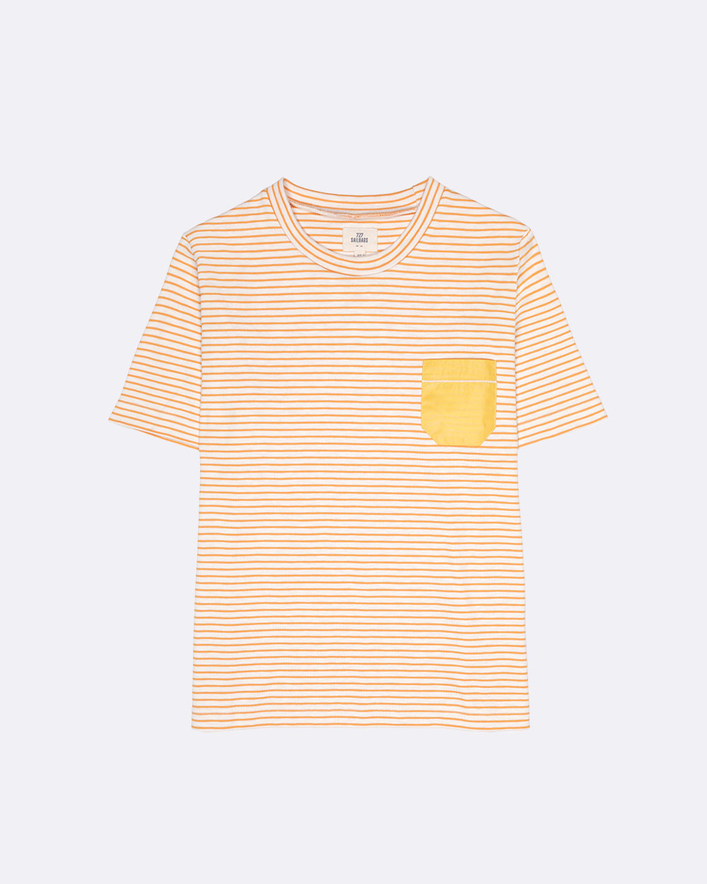 T-Shirt Calvi Femme · Jaune et écru