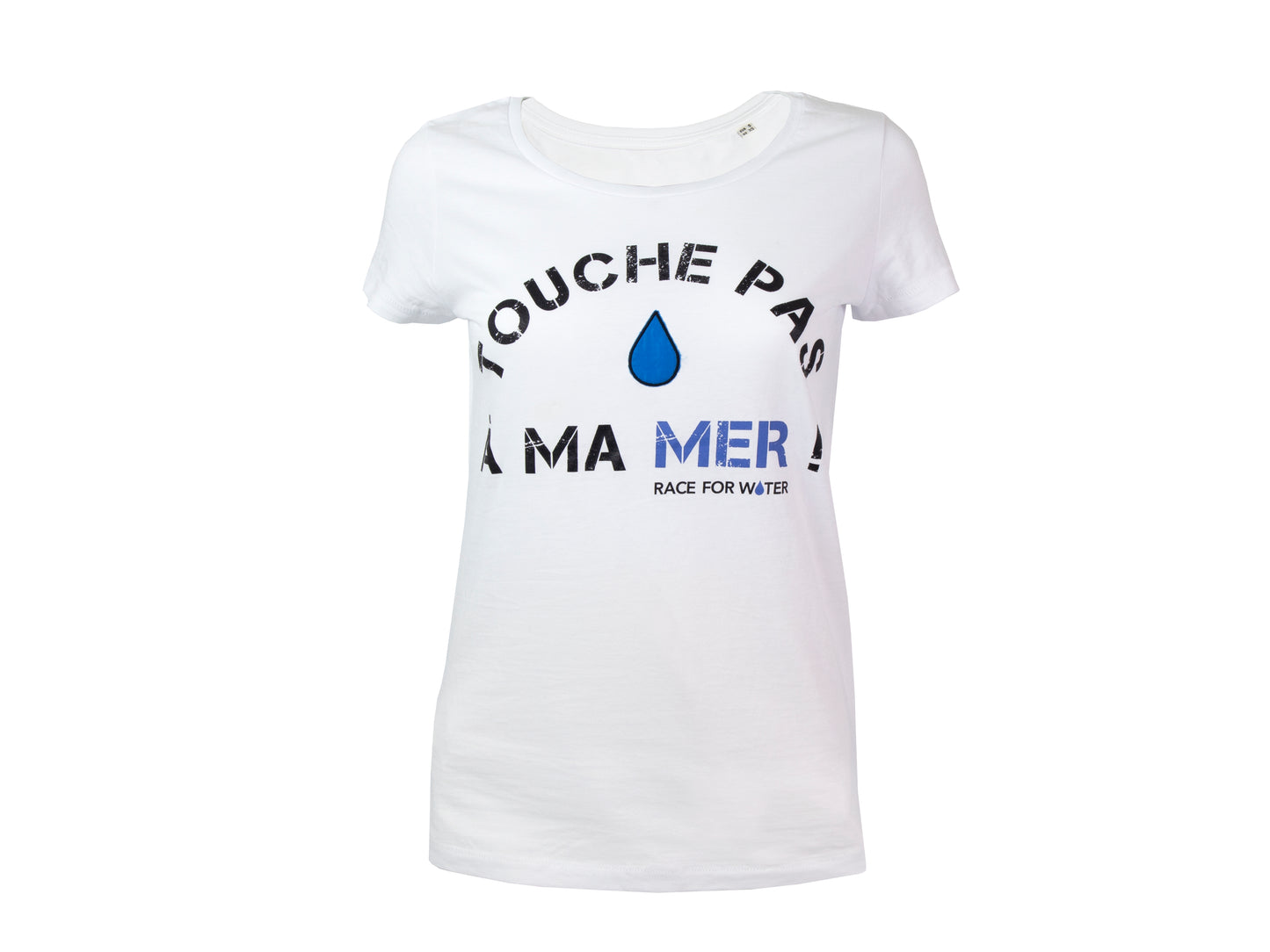 T-Shirt Femme "Touche pas à ma mer"