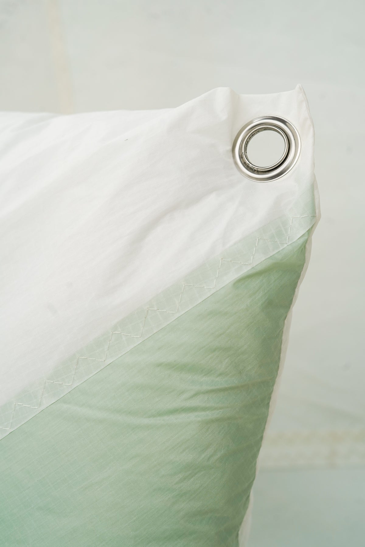 Coussin 50x50 Native - vert et blanc