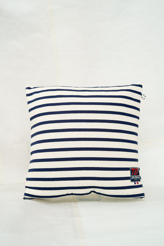Coussin 40x40 Blanc marinière