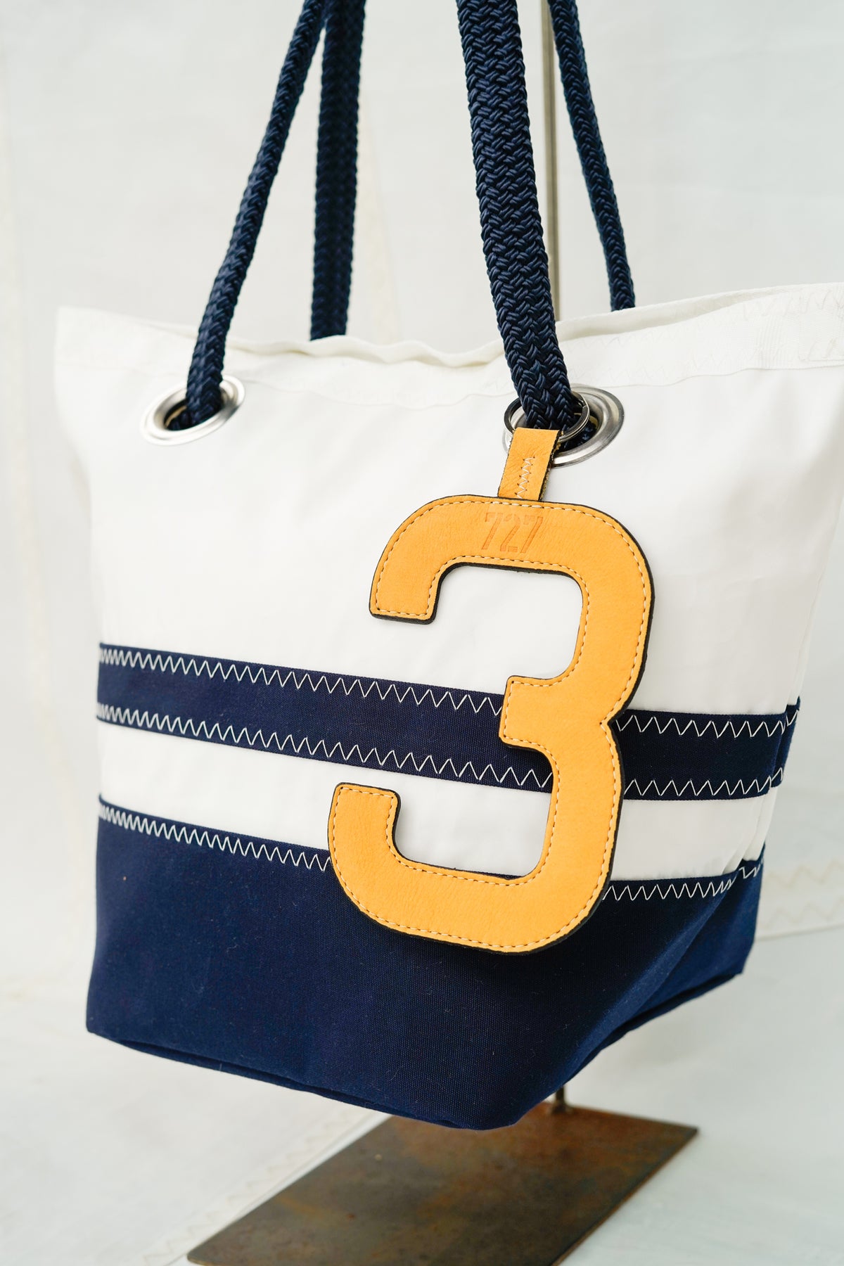 Sac à main Légende - Navy bleu marine 3 jaune