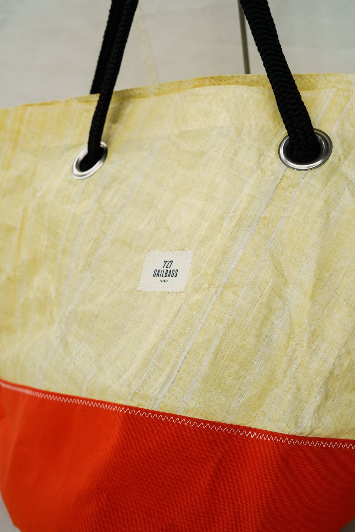 Family bag Native - Voile 3di jaune et base orange
