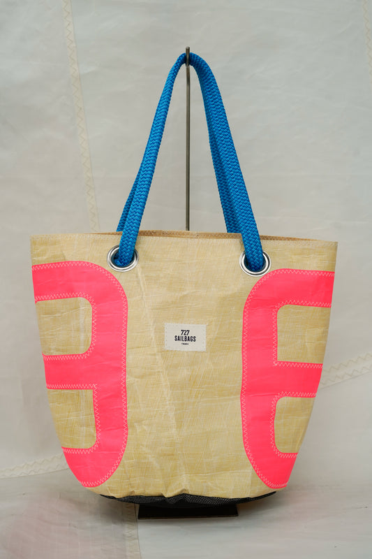 Beach bag Native - voile 3di jaune 96 rose