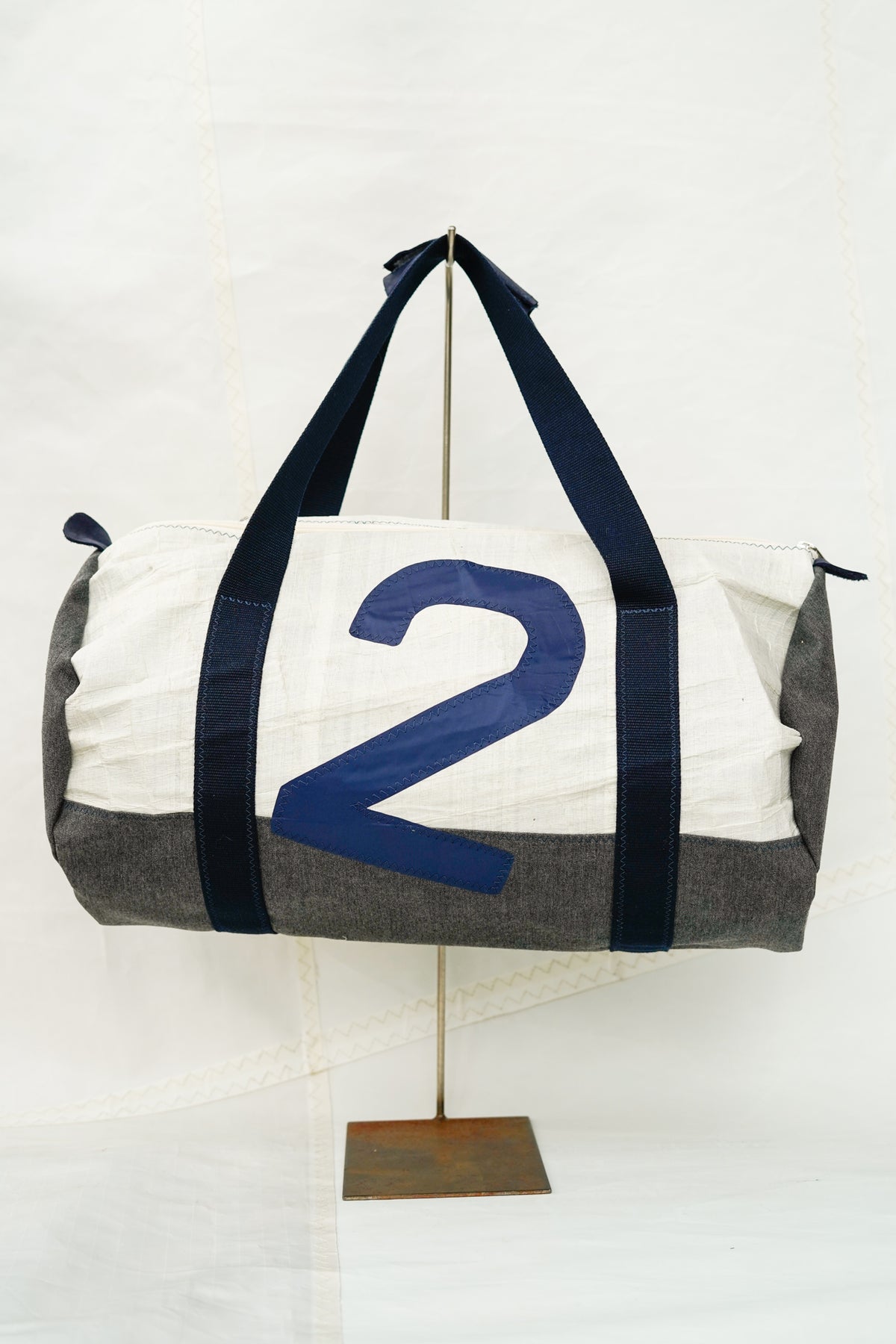 Sac polochon 3di gris - numéro 2 marine