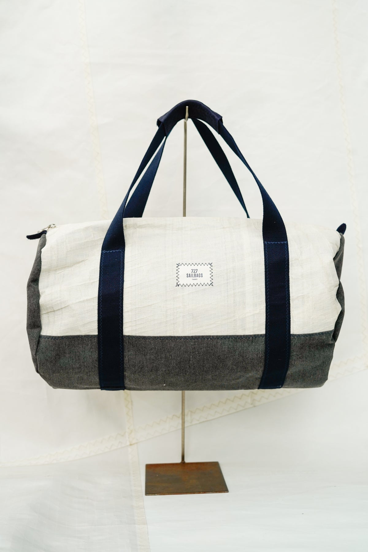Sac polochon 3di gris - numéro 2 marine