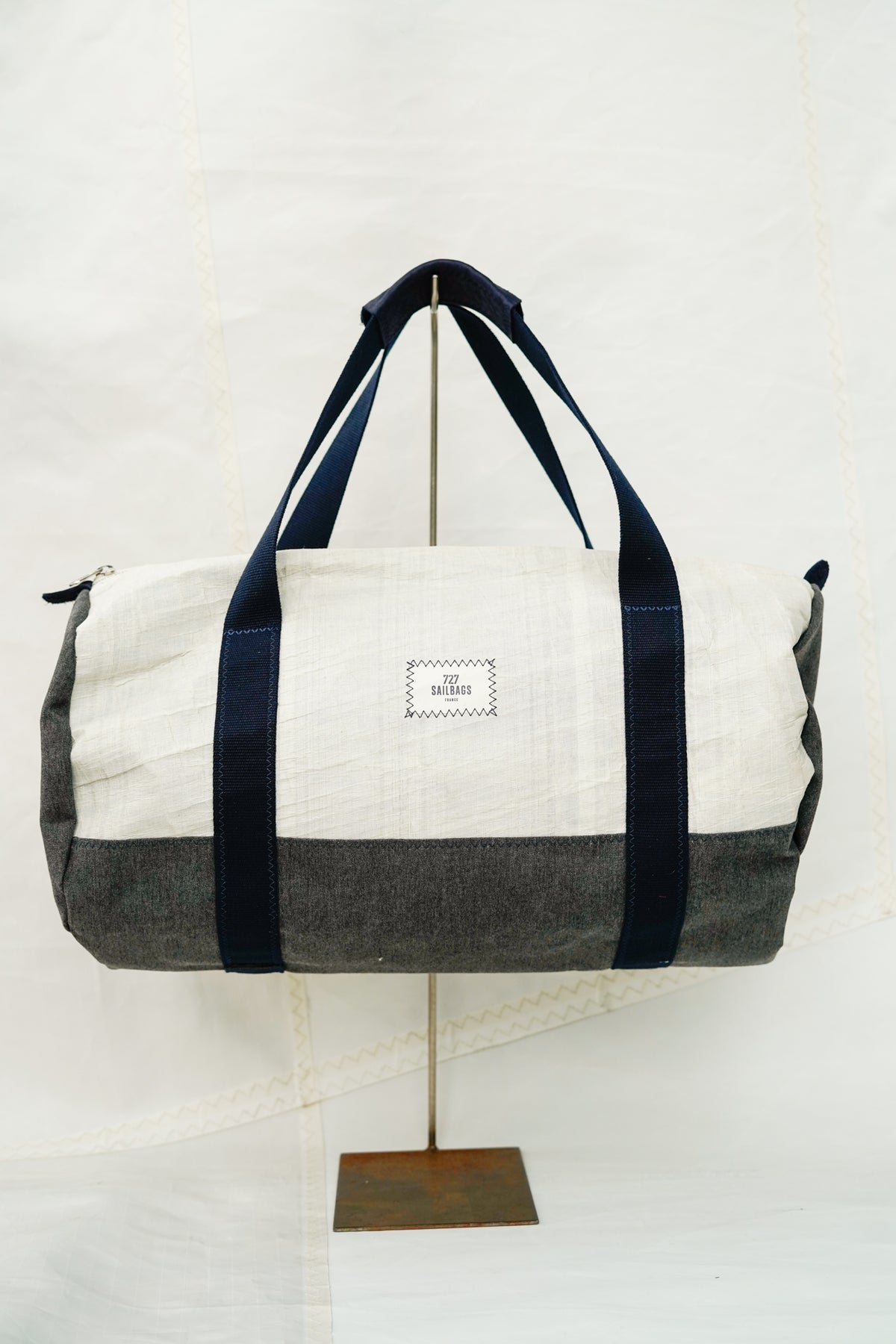Sac polochon 3di gris - numéro 2 marine