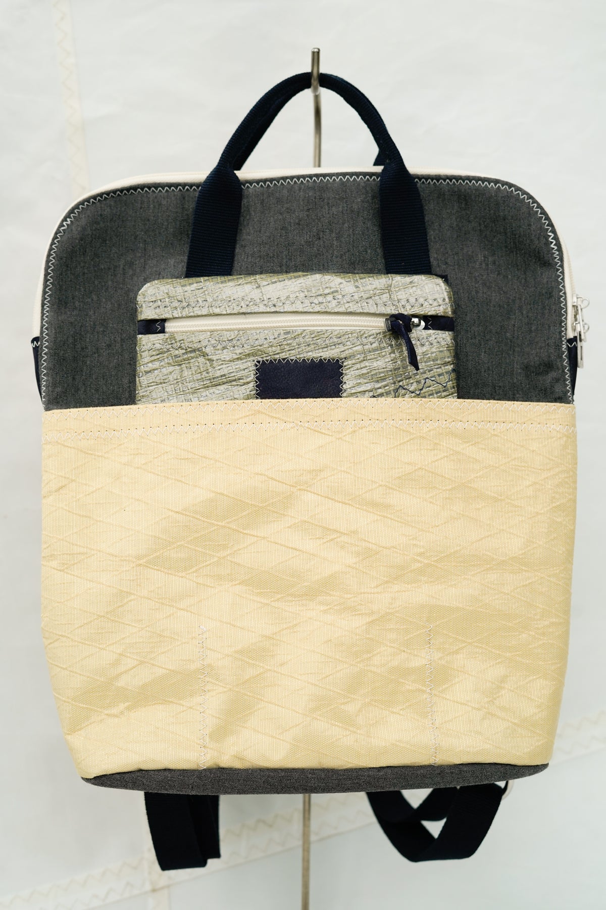Sac à dos Gabrielle - Jaune et gris