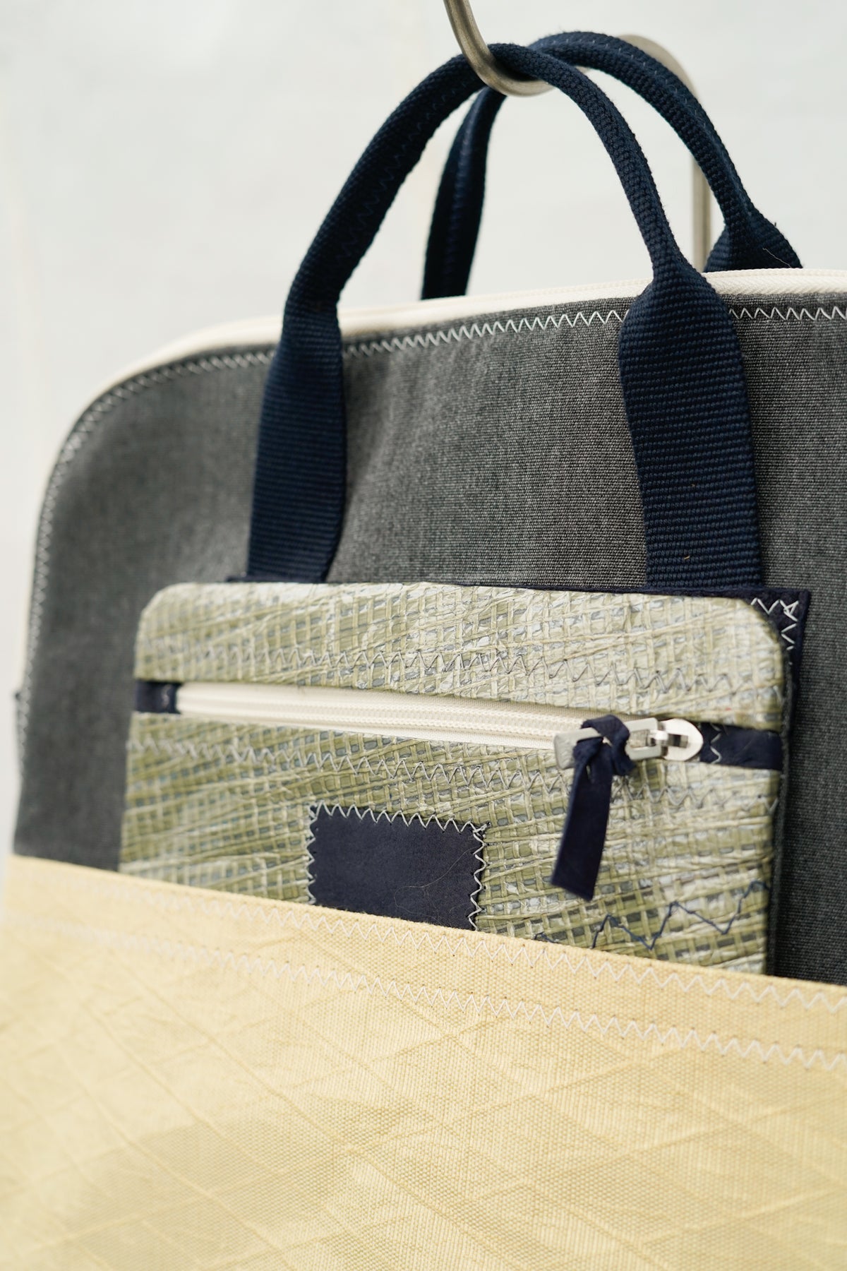 Sac à dos Gabrielle - Jaune et gris