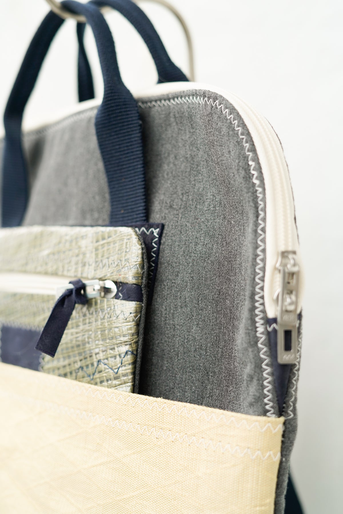 Sac à dos Gabrielle - Jaune et gris