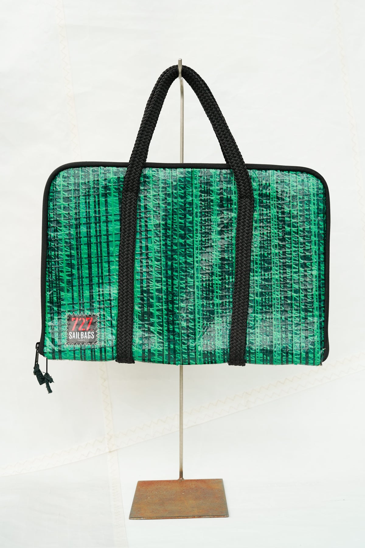 Housse ordinateur - Porte documents Voile technique verte