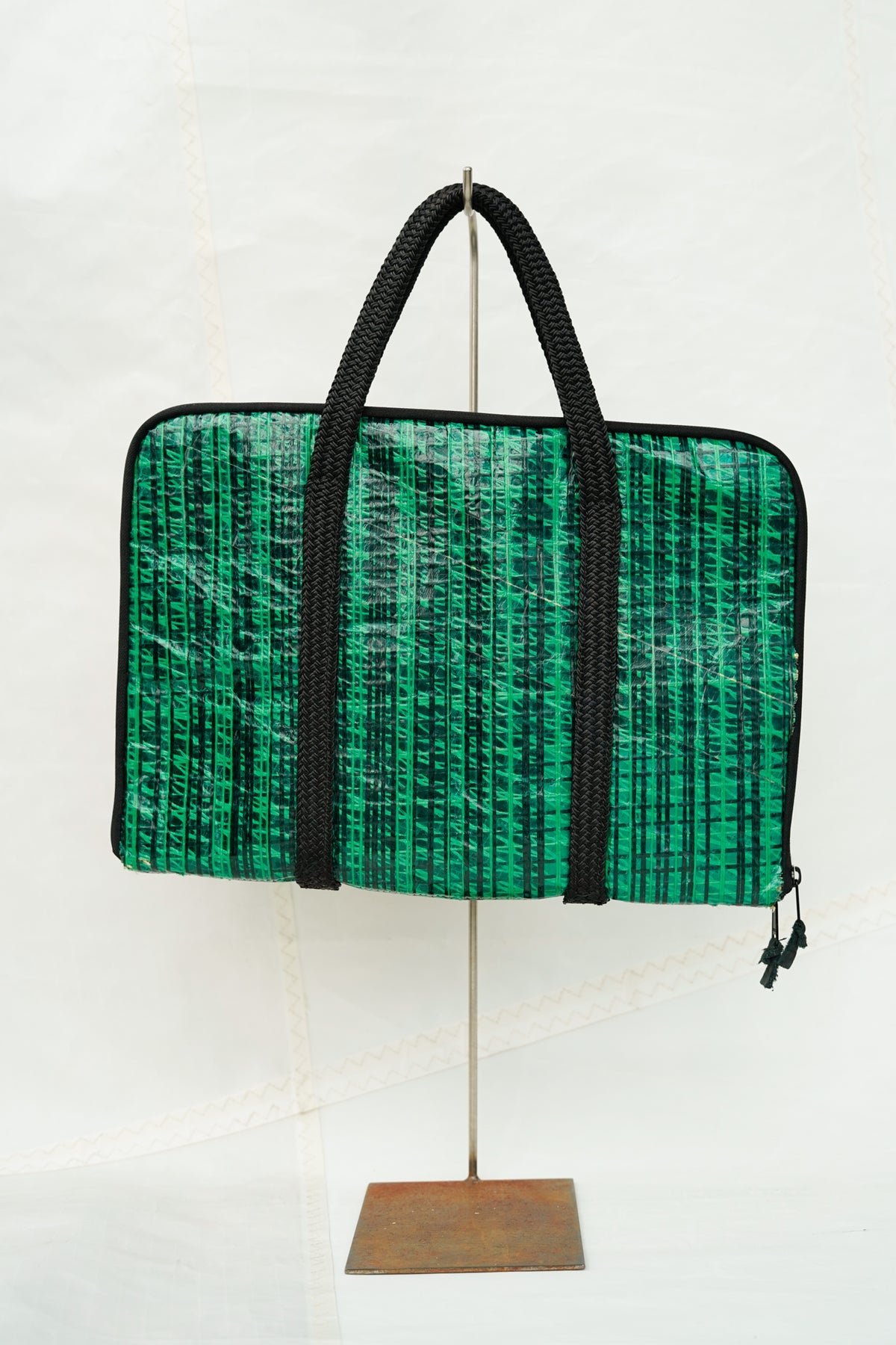 Housse ordinateur - Porte documents Voile technique verte