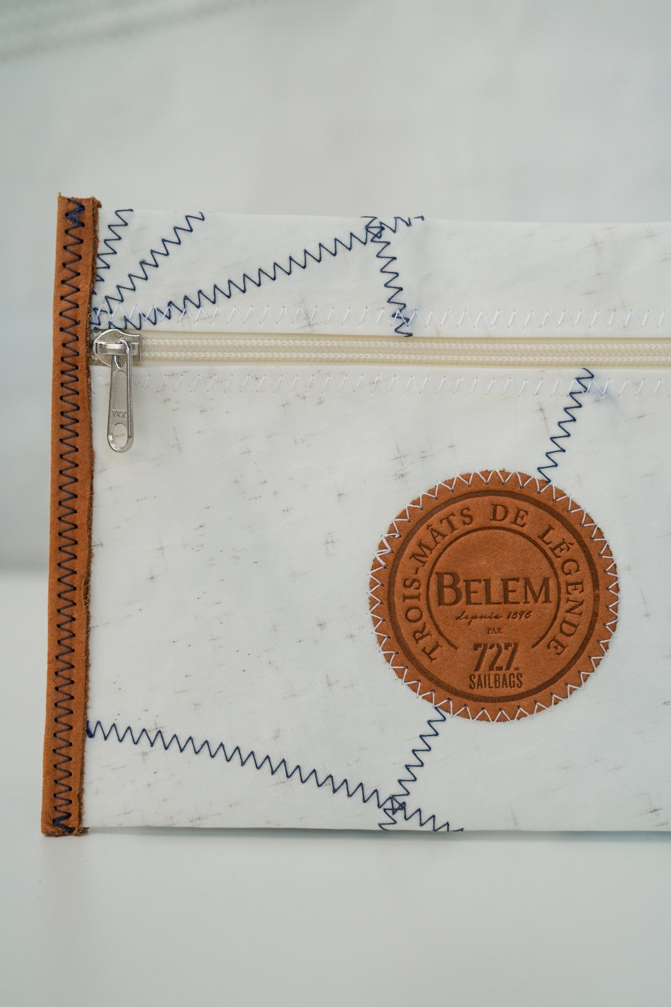Pochette Zippée Belem · Cuir