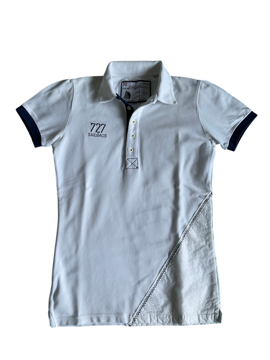 Polo blanc manches courtes /  femme