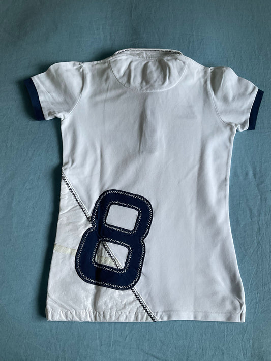 Polo blanc manches courtes /  femme