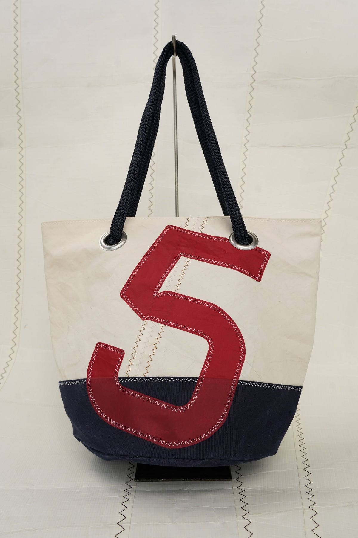 Sac à main Sandy · Navy rouge