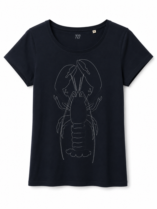 T-Shirt Femme - bleu marine / Homard