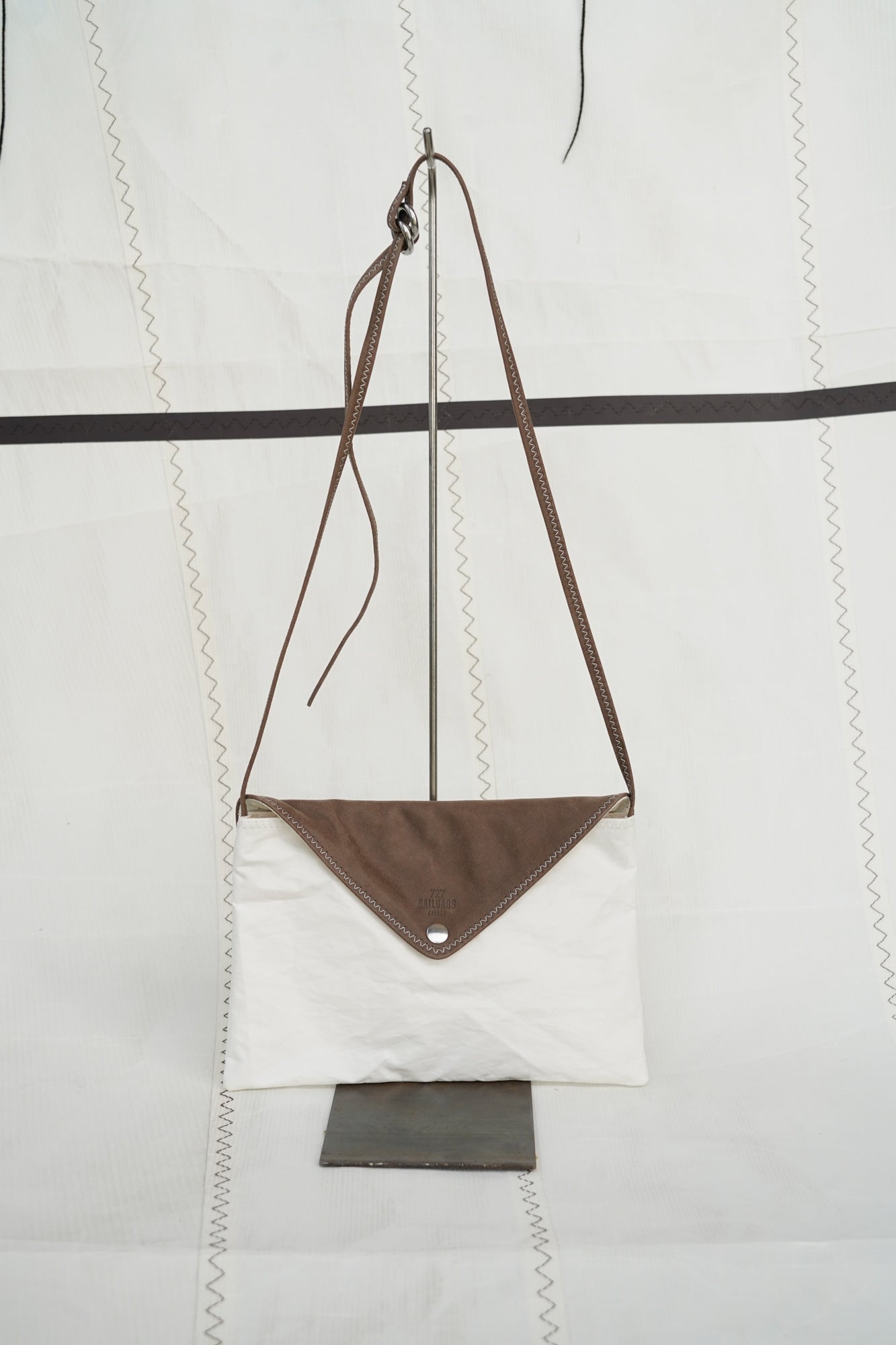 Sac bandoulière Lys · Marron