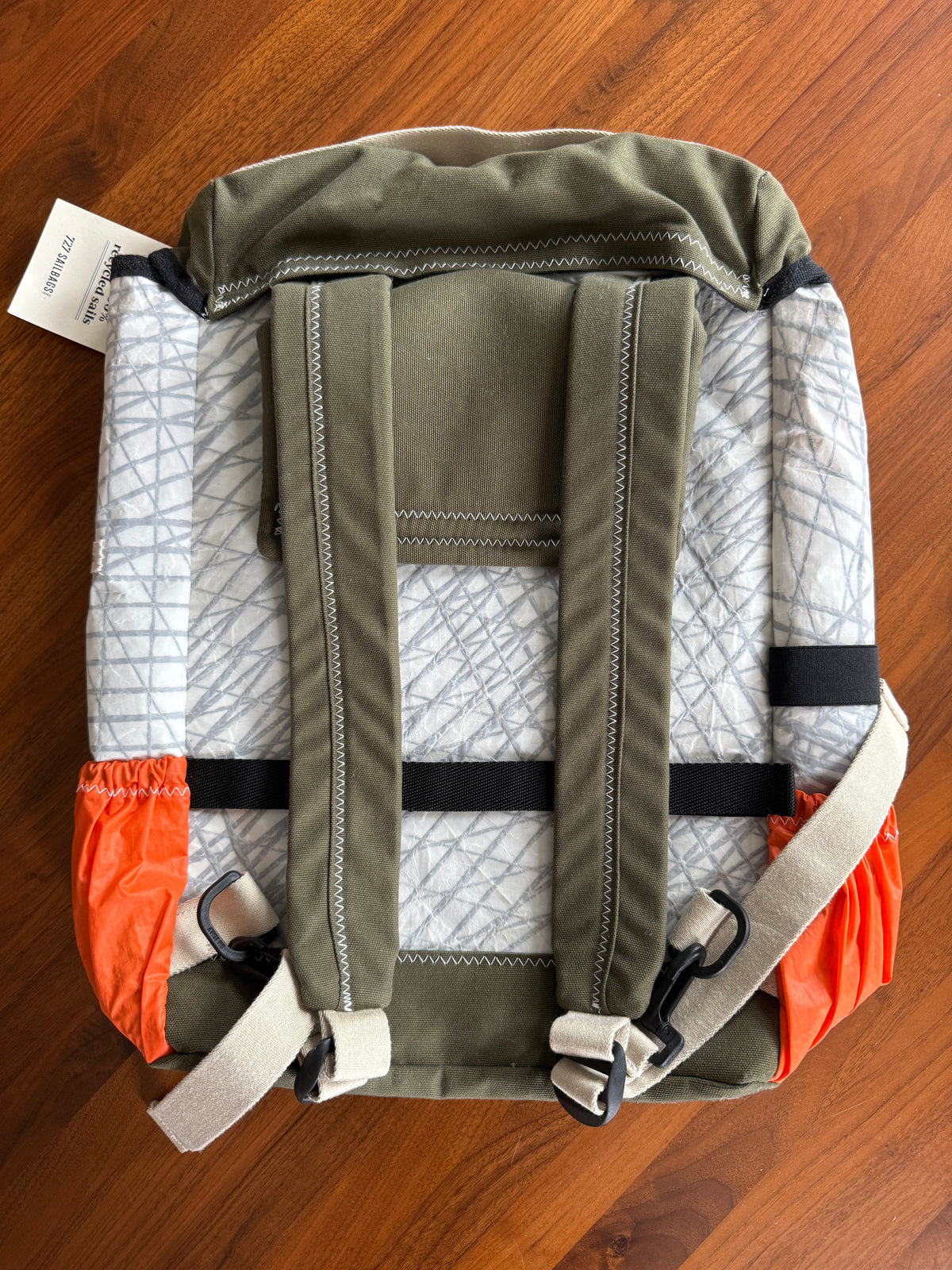 Sacoche vélo - Sac à dos Biky · Kaki et orange