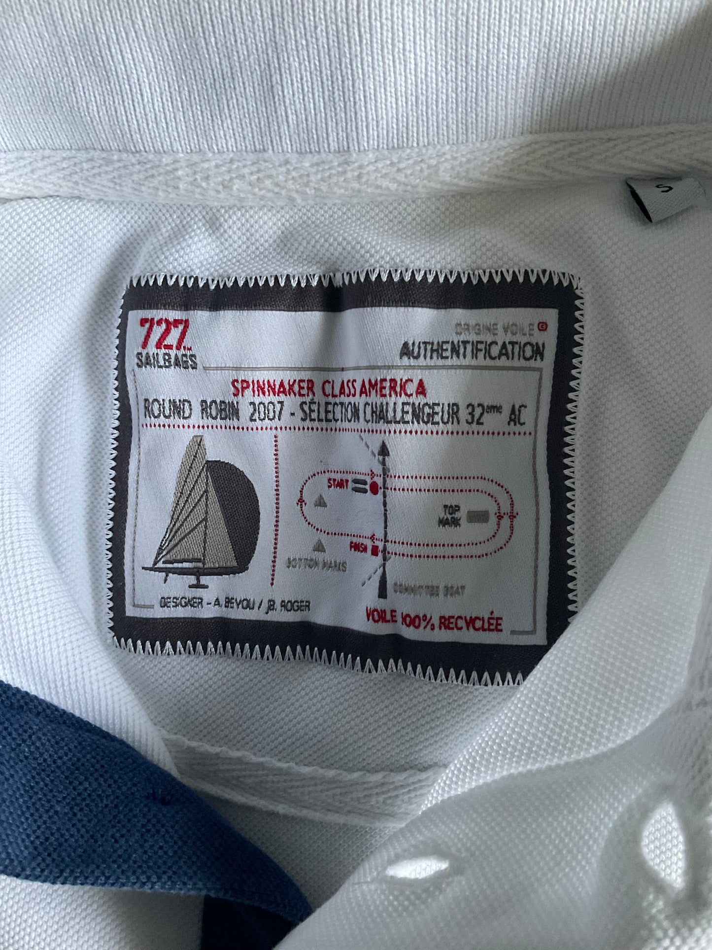 Polo blanc manches courtes /  femme