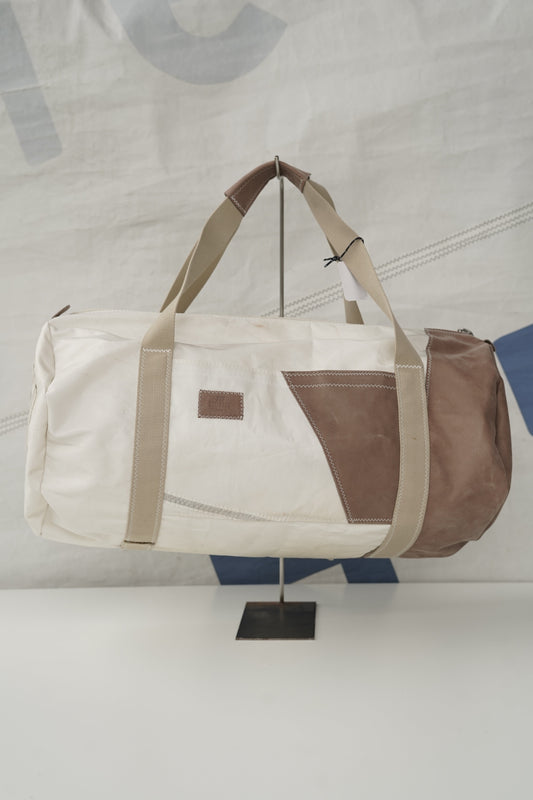 Sac de voyage Onshore · Cuir chocolat numéro 3 gris