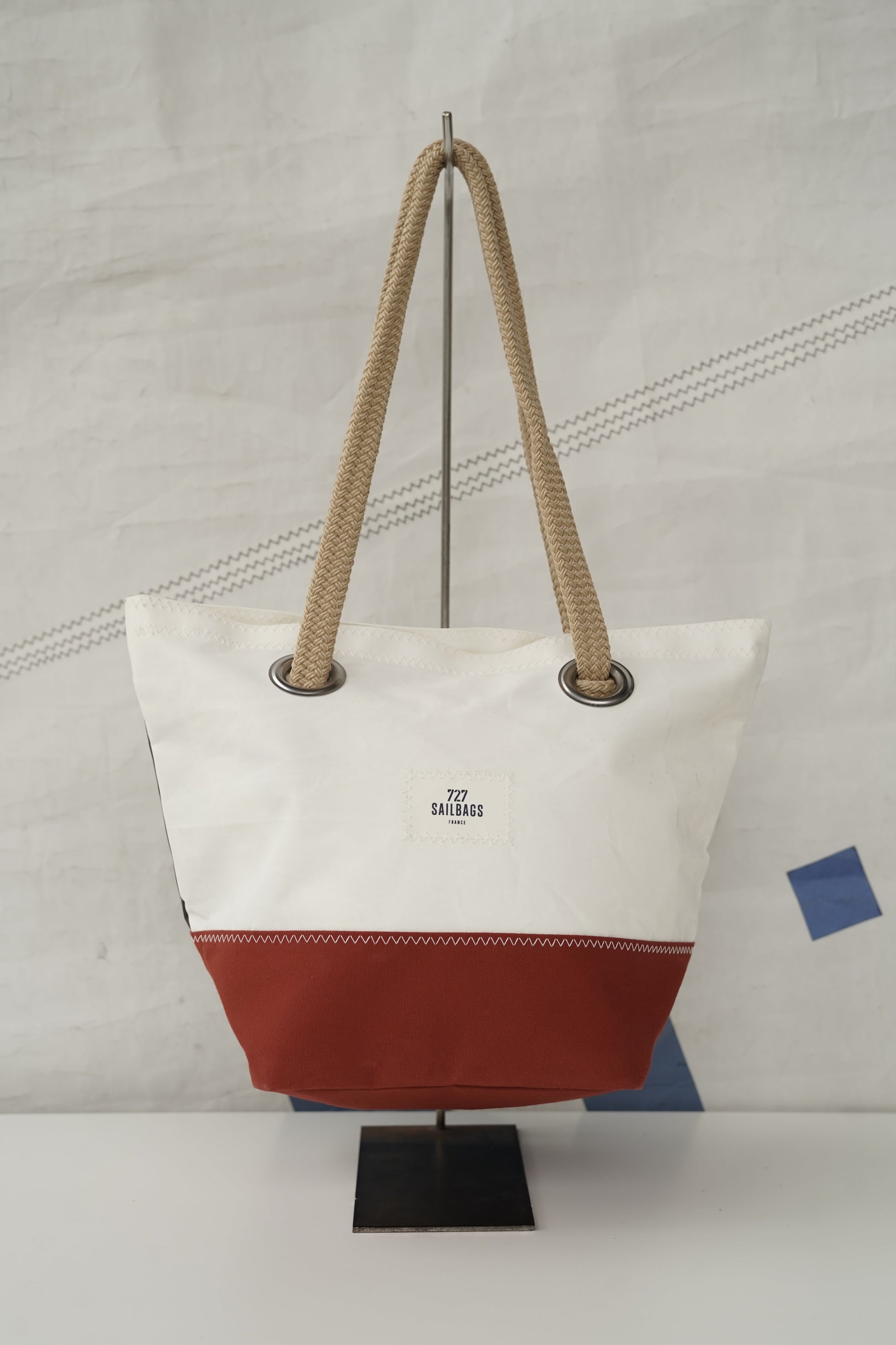 Sac à main Légende rouge brique  · Voile native