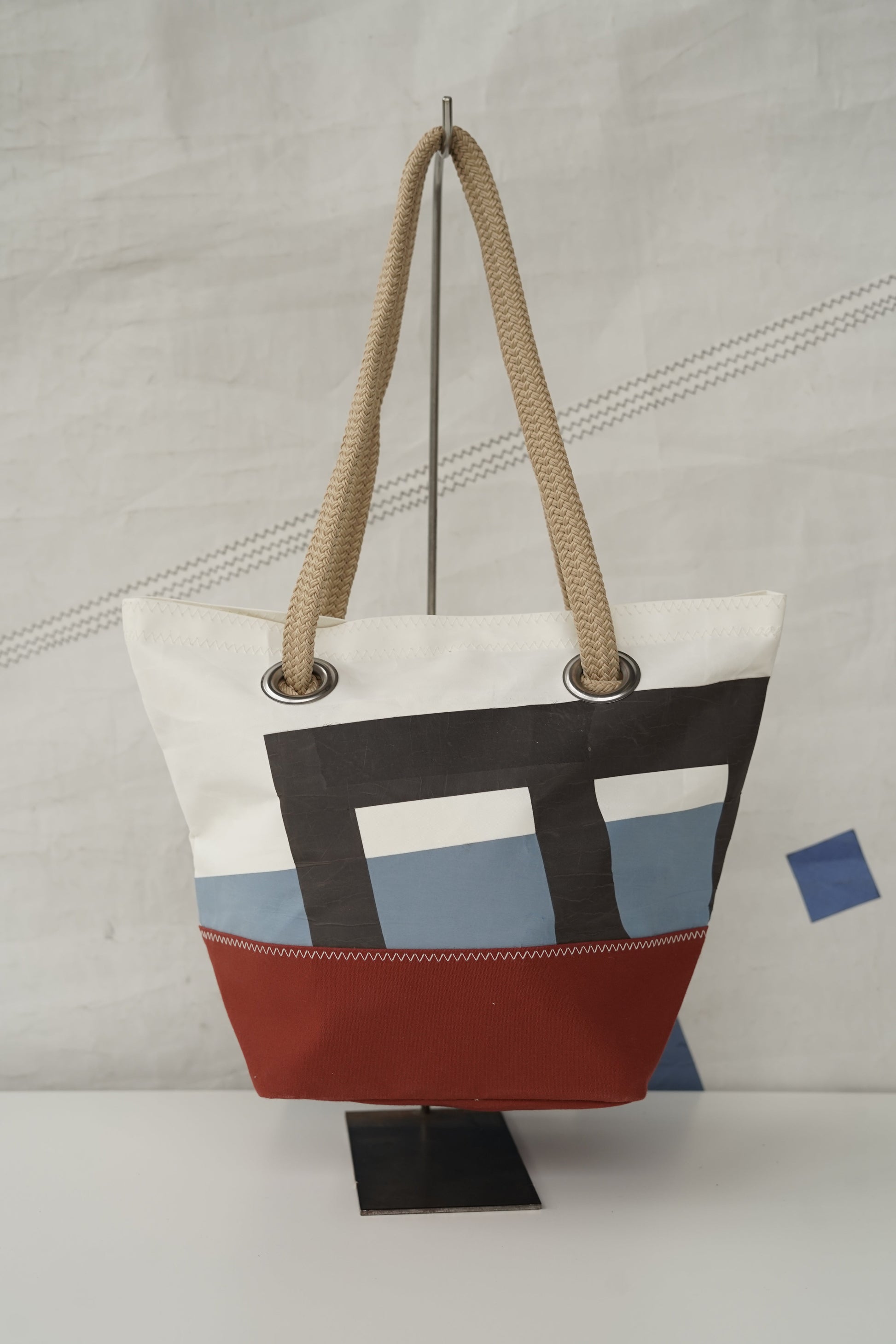 Sac à main Légende rouge brique  · Voile native