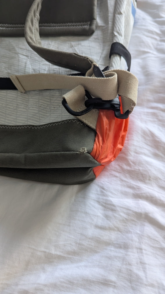 Sacoche vélo - Sac à dos Biky · Kaki et orange