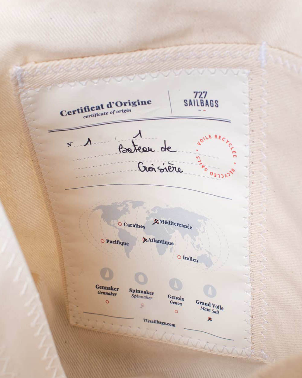 Sac à main L'Intrépide · Cuir camel