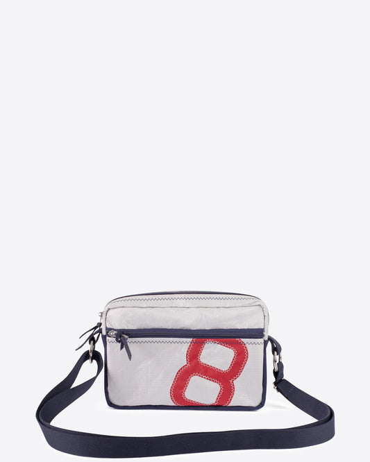 Besace Max · Navy rouge