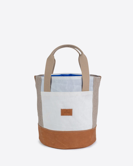 Cabas bucket · Cuir camel
